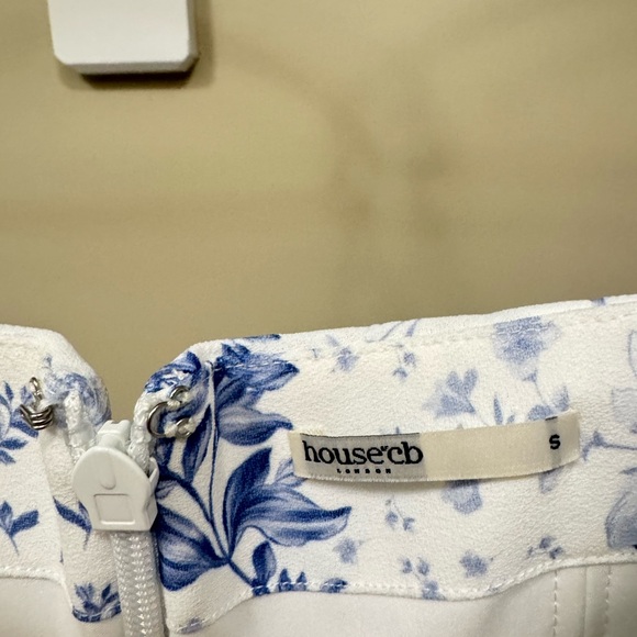 House of CB Blue and White Midi Dress - Picture 3 of 4